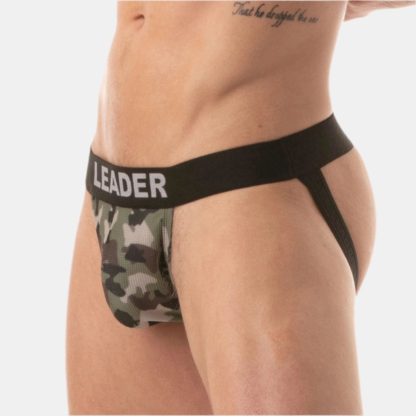 Leader Camo Print Jockstrap