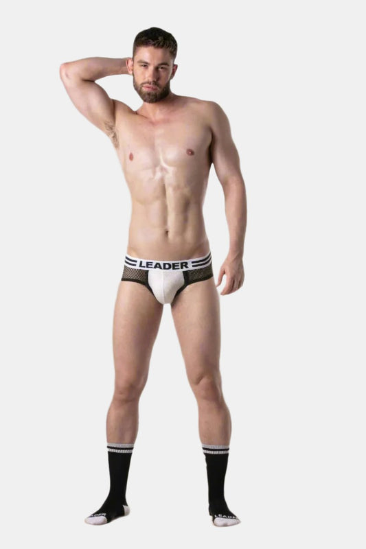 Leader Loaded Brief - White