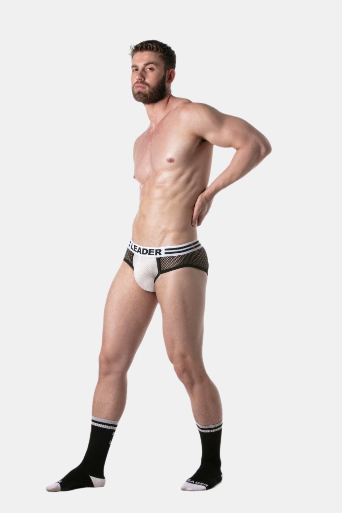 Leader Loaded Brief - White