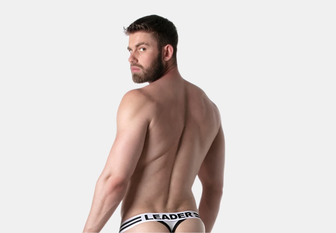 Leader Loaded Thong - White
