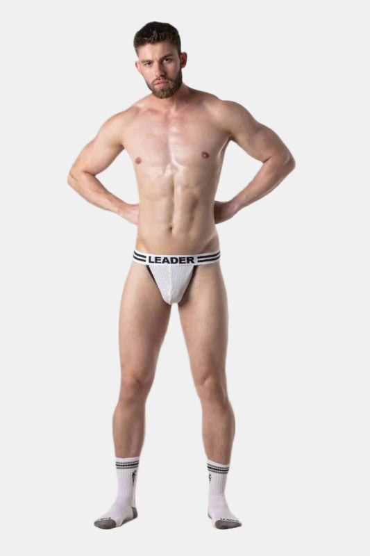 Leader Loaded Thong - White
