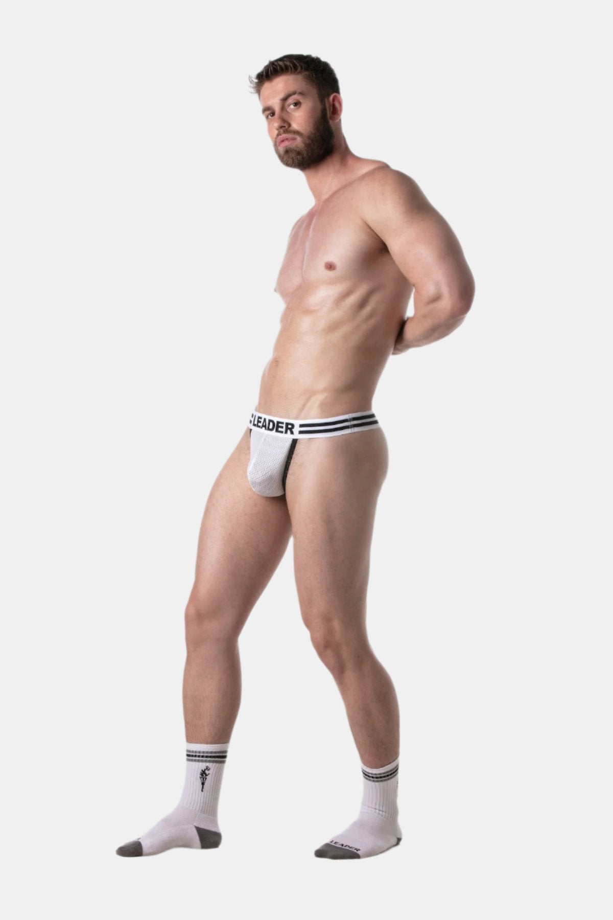 Leader Loaded Thong - White