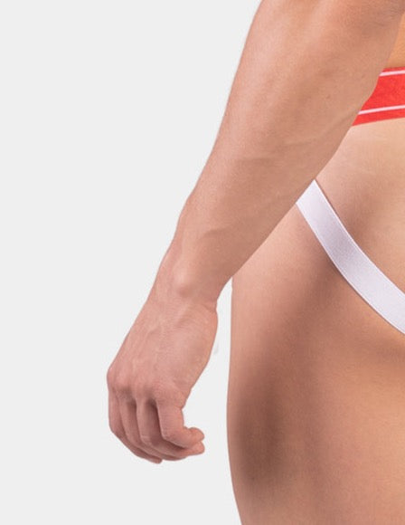 Barcode Sport Jockstrap Sivko - Red