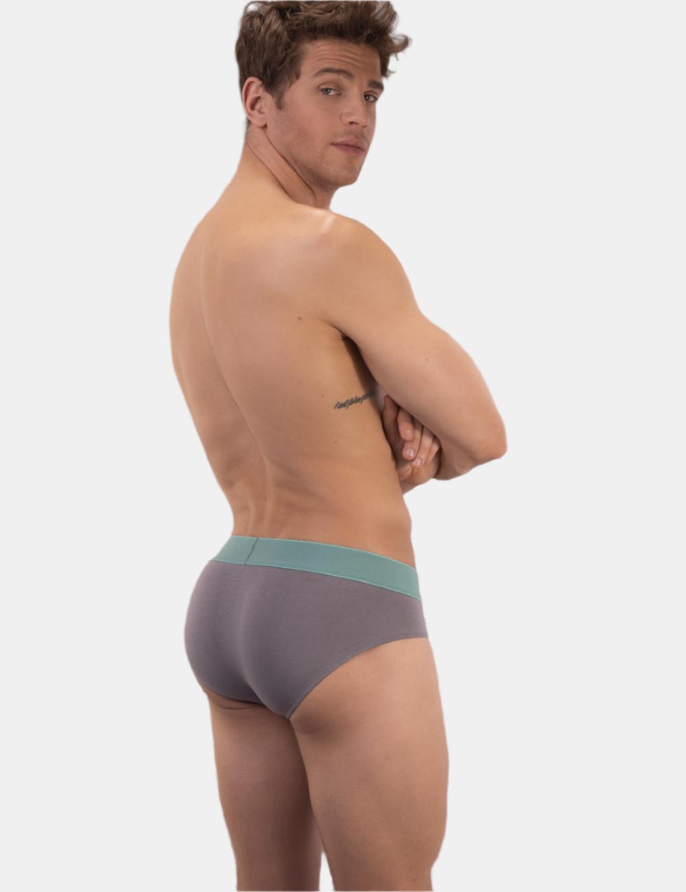 Barcode Basic Hip Brief Costas - Grey