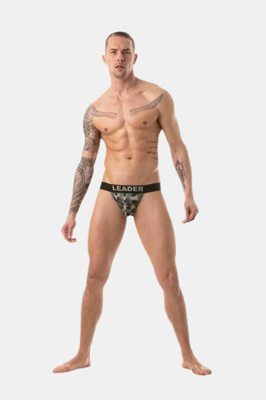 Leader Camo Print Jockstrap