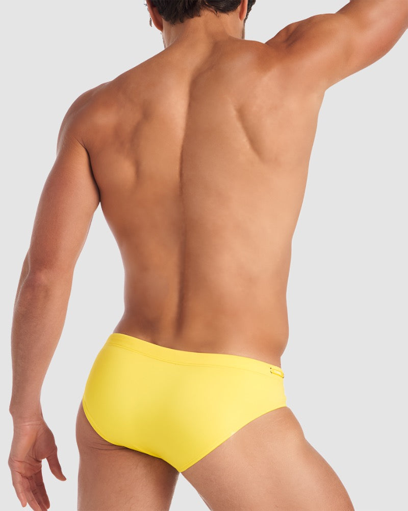 Teamm8 Grid Swim Brief - Bondi Yellow
