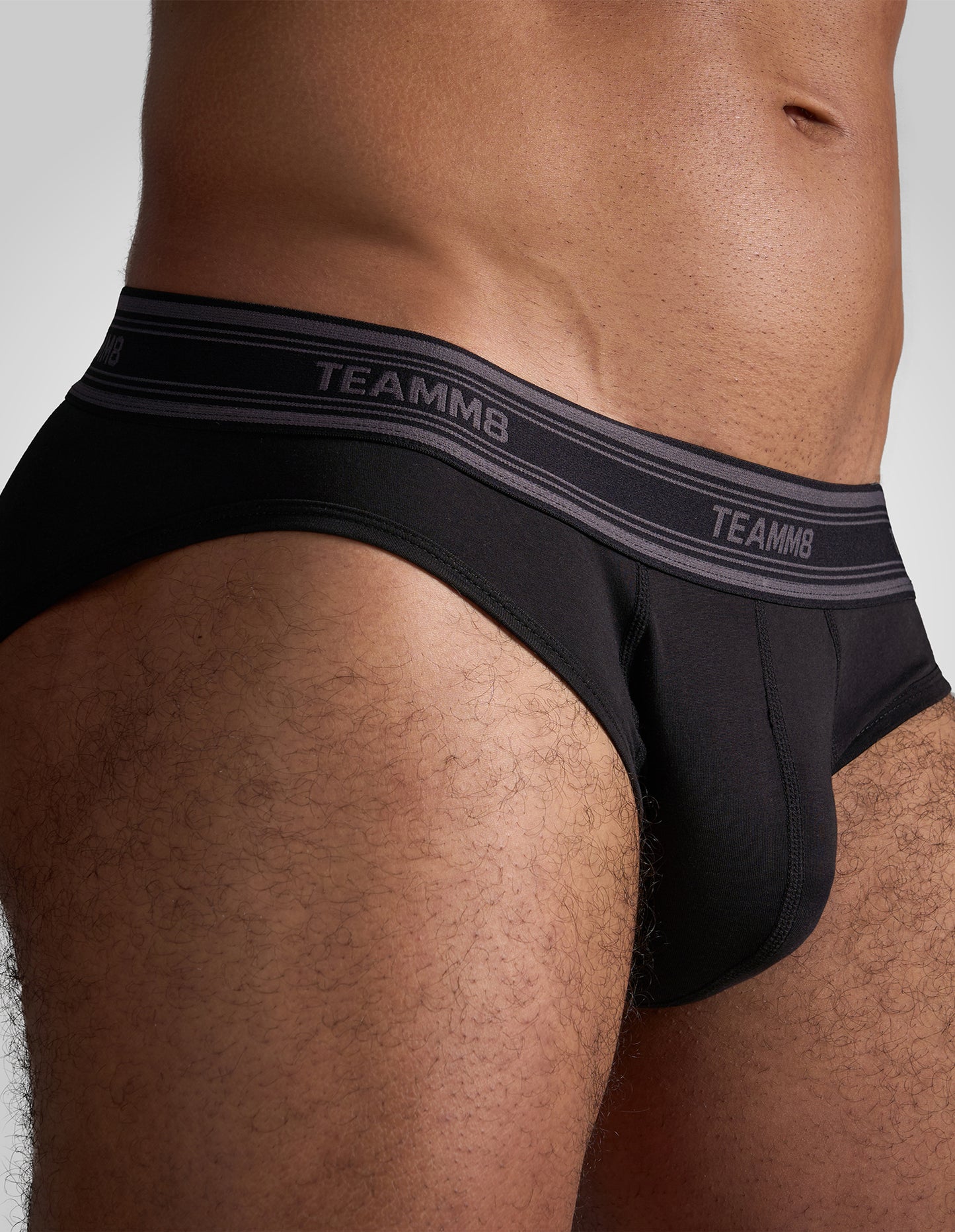 Teamm8 New Classic Cotton Brief - Black