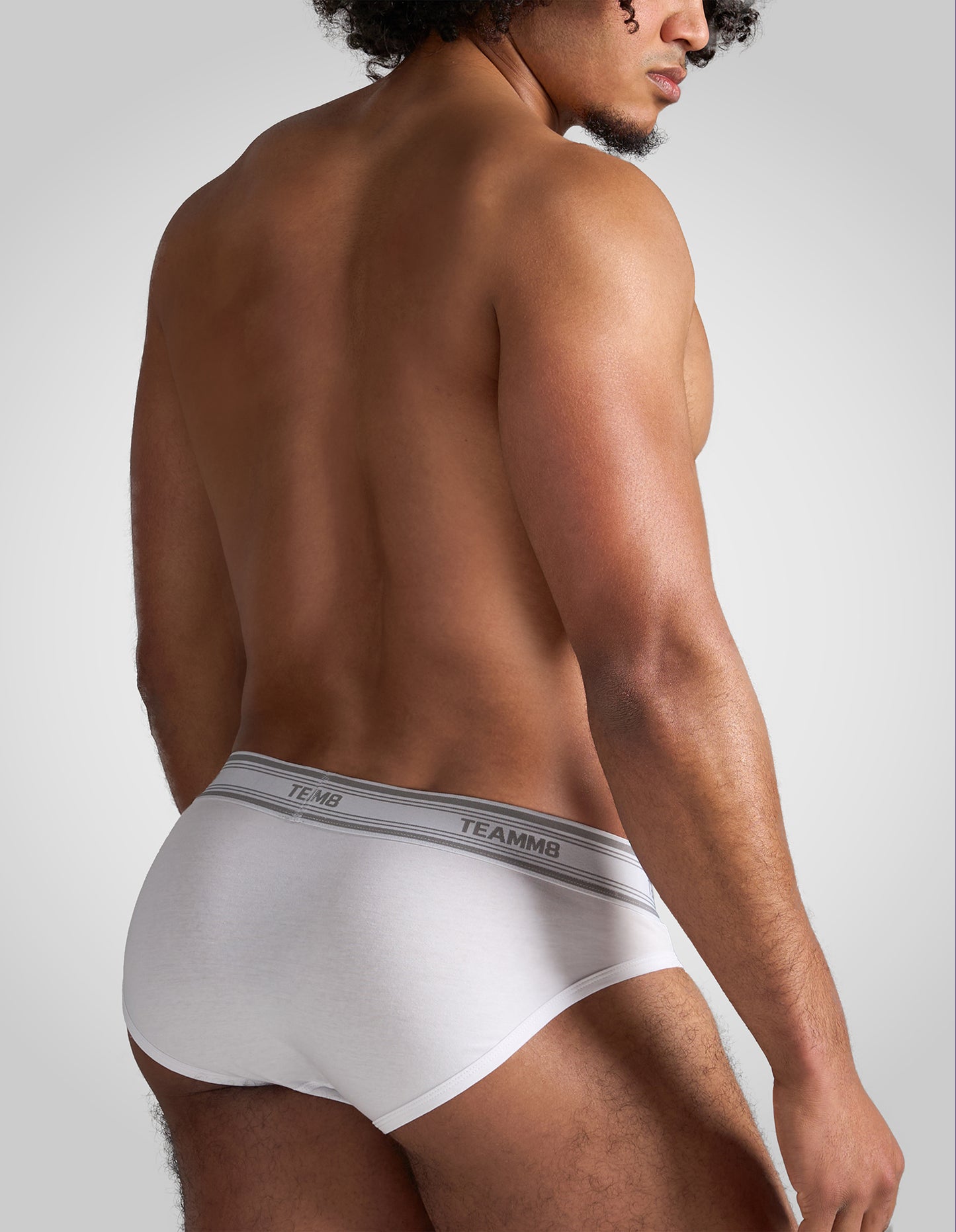 Teamm8 New Classic Cotton Brief - White