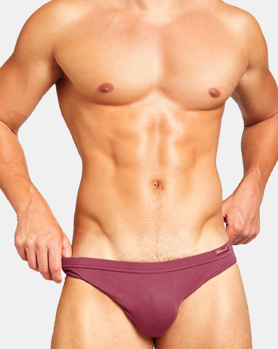Teamm8 Body Bamboo Bikini Brief - Burgundy