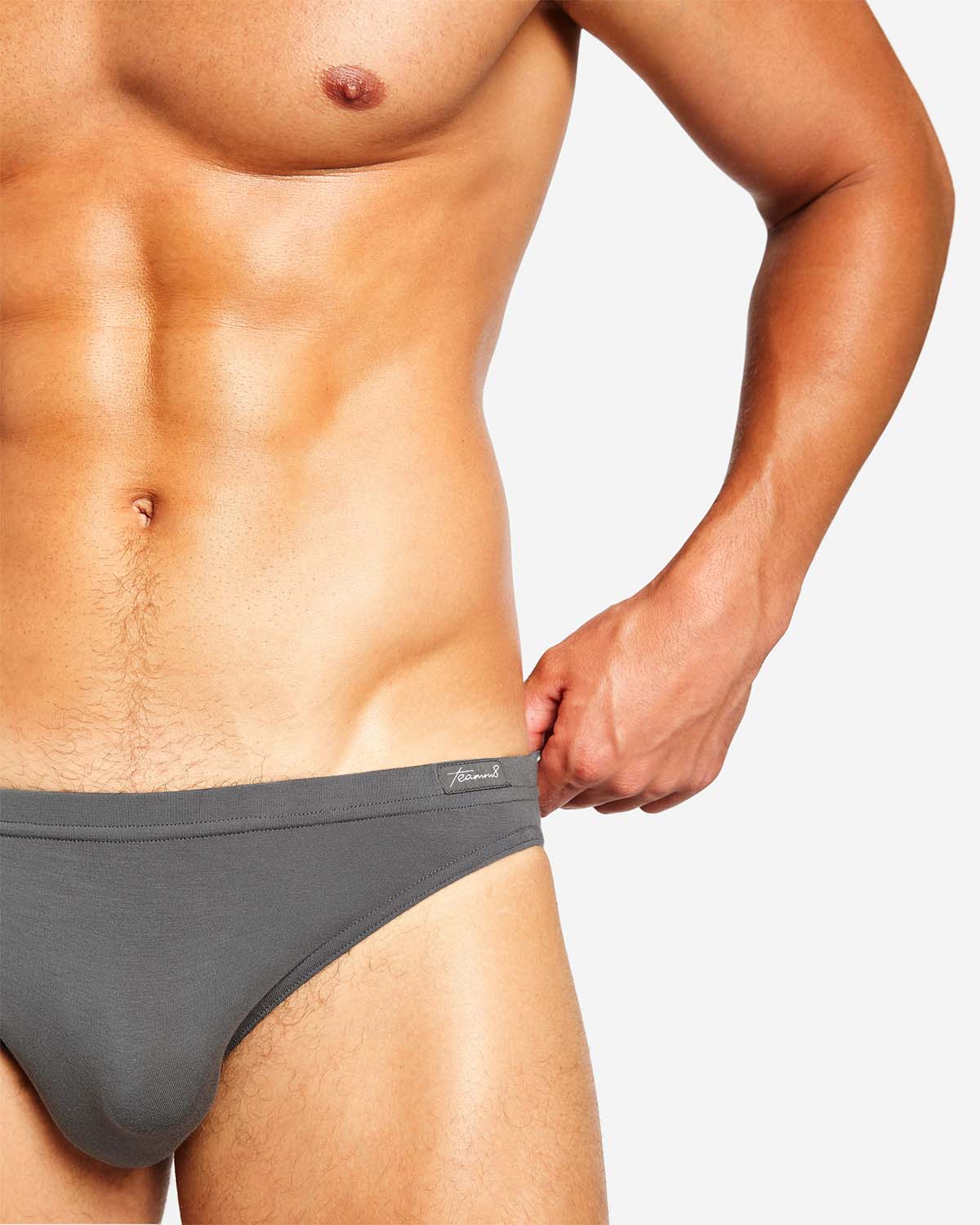 Teamm8 Body Bamboo Bikini Brief - Gunmetal