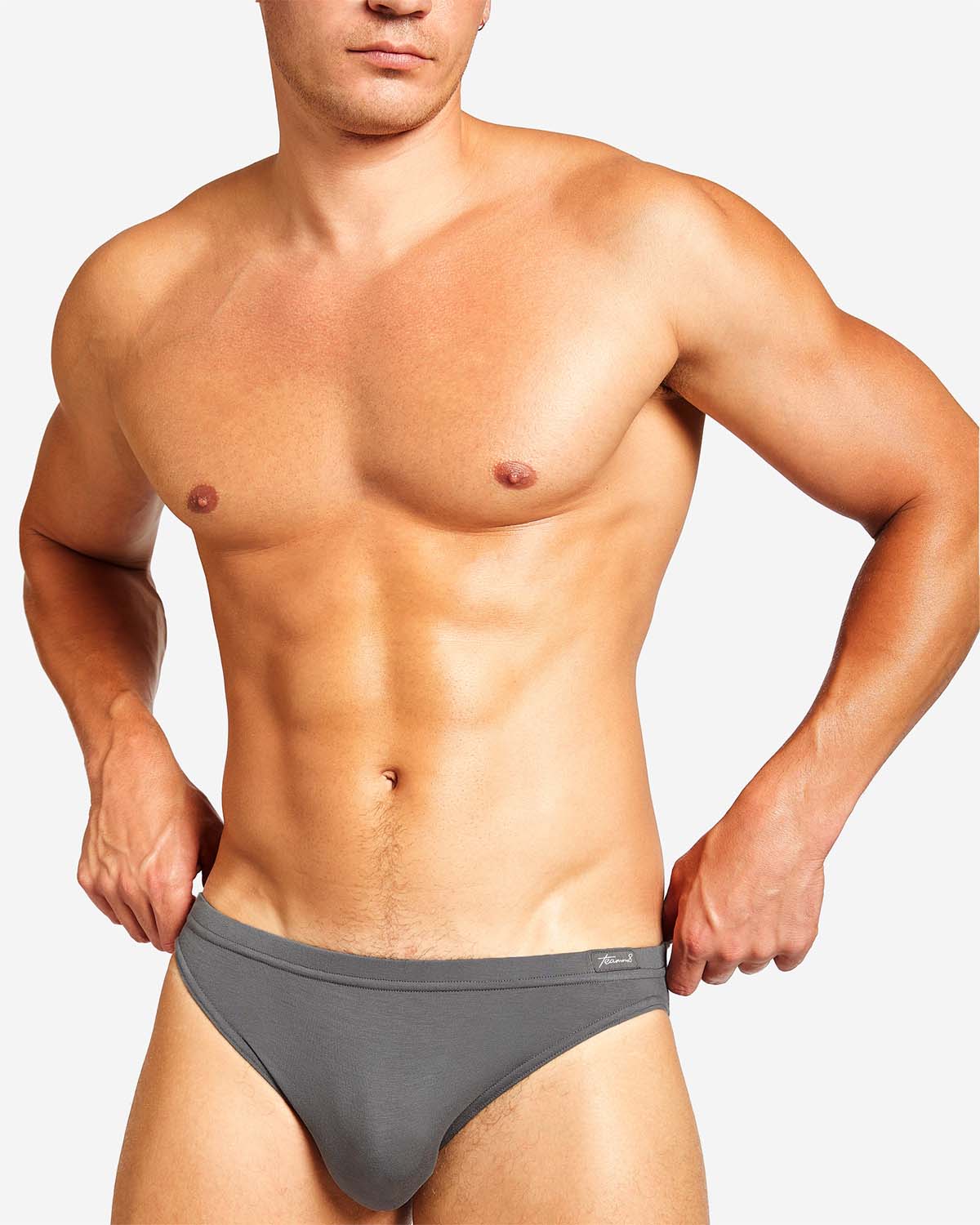 Teamm8 Body Bamboo Bikini Brief - Gunmetal