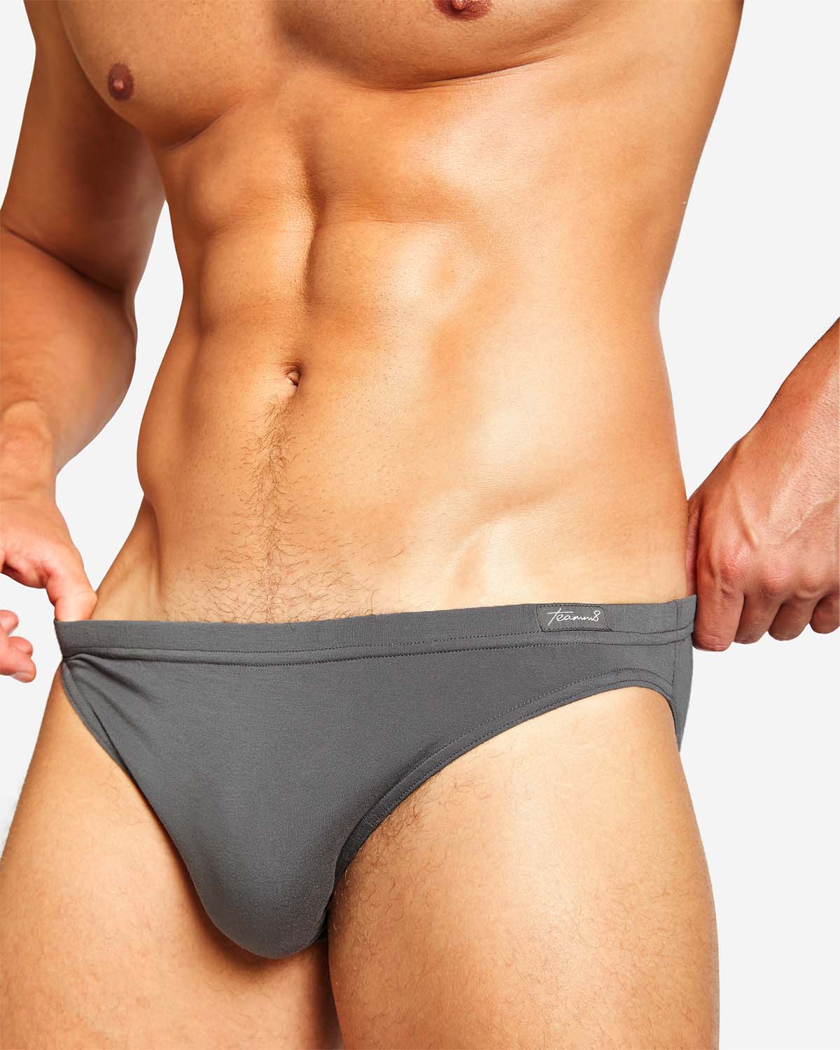 Teamm8 Body Bamboo Bikini Brief - Gunmetal
