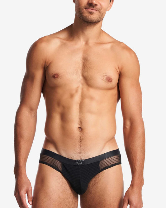 Teamm8 Manuel Sheer Bikini Brief - Black