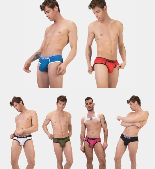 Barcode Berlin 6 Pack Brief Bundle - Size Medium