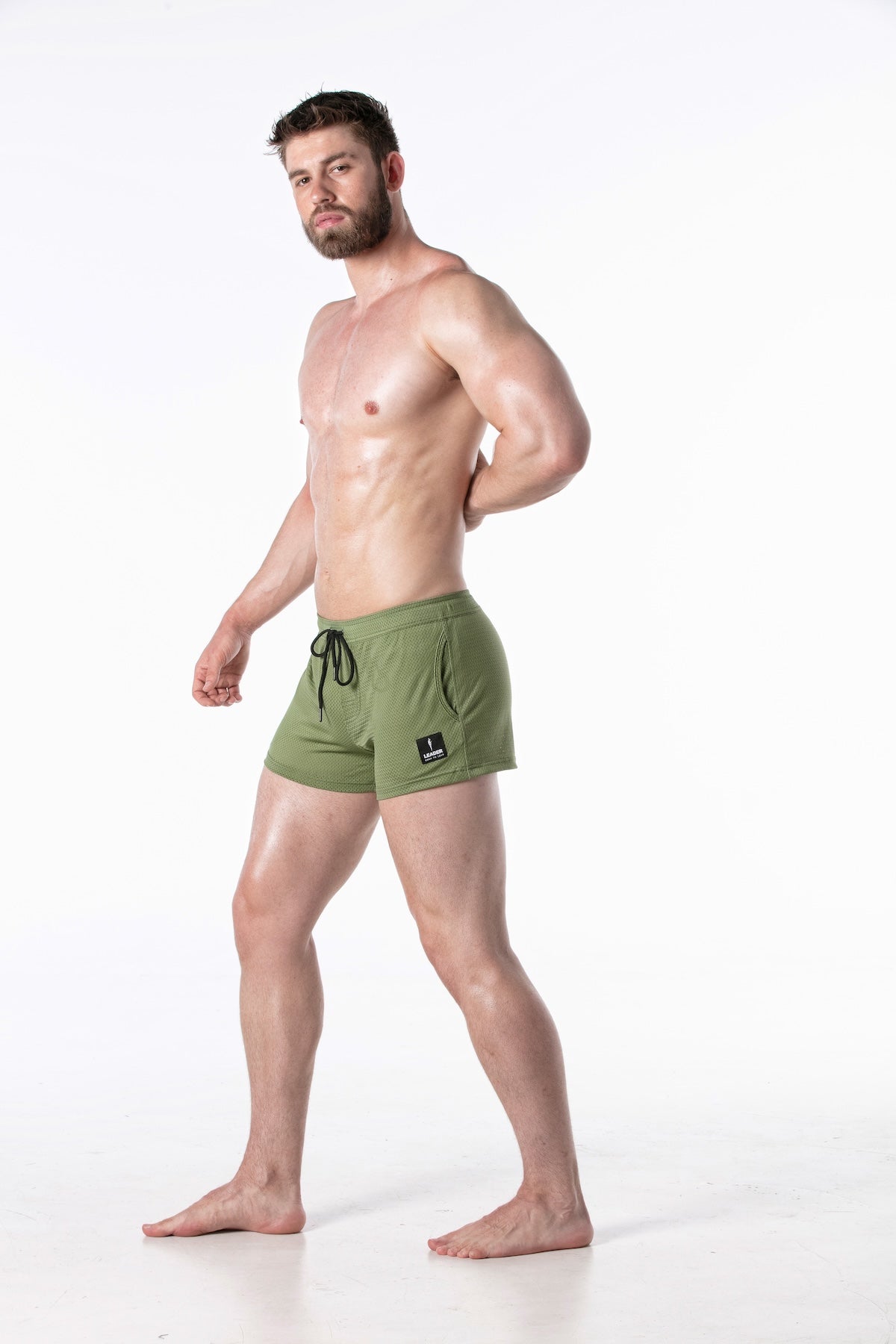 Leader Booty Shorts - Khaki