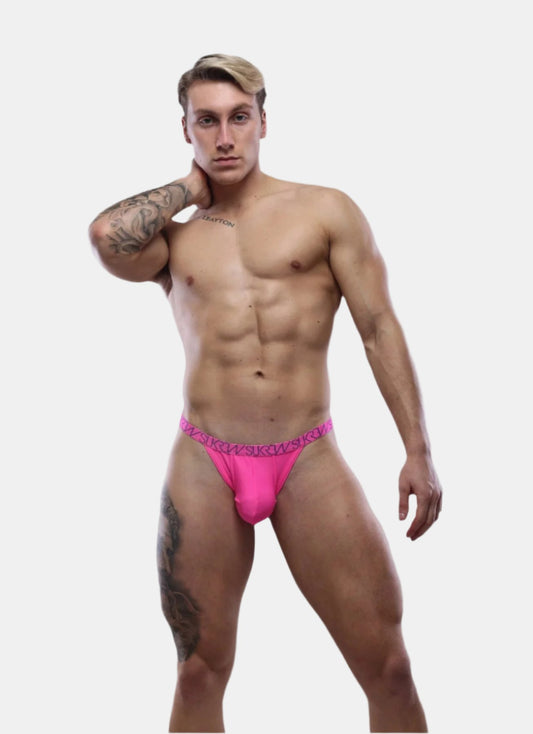 Sukrew Bubble Thong - Shocking Pink